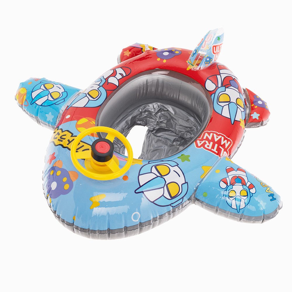 Picture of Children's swimming ring armpit ring seat ring 1-6 years old children's aircraft steering wheel inflatable Mount baby 2 boys and girls
