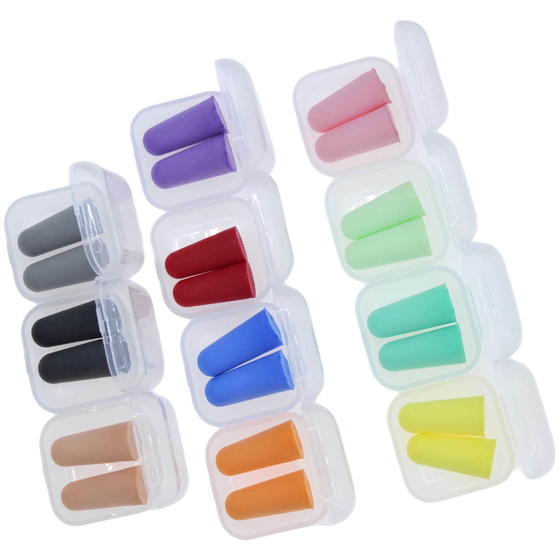 Picture of Manufacturers sleep sleep anti-noise learning noise reduction sound insulation slow rebound aviation factory protective sponge PU earplugs
