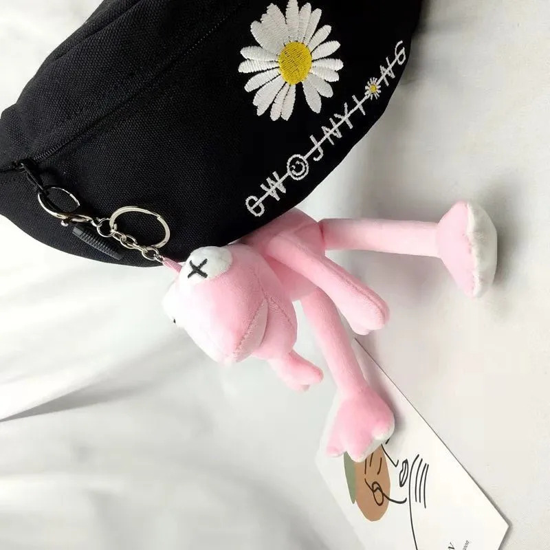 Picture of Stuffed Doll Long-Legged Frog Schoolbag Pendant Plush Pendant Bag Keychain Claw Machine Doll Plush Toy