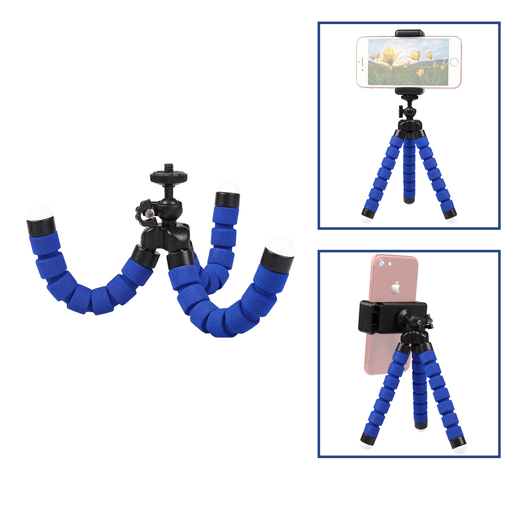 Picture of New sponge mobile phone tripod Octopus mobile phone camera universal octopus stand live folding desktop stand
