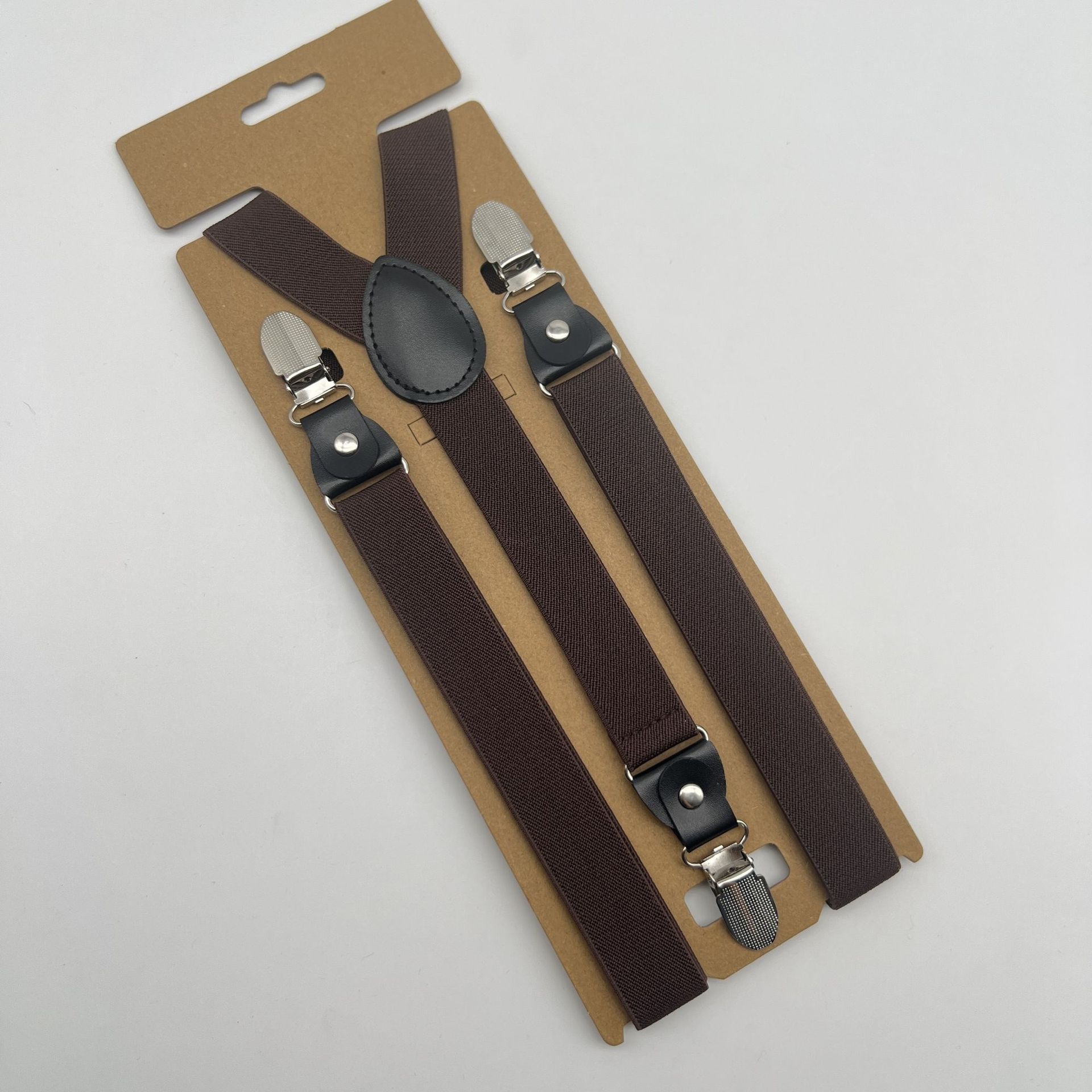 Picture of Cross-Border Supply 2.5cm Adult 3-Clip Elastic Suspenders Unisex Strap Clip-On Style Shoulder Strap