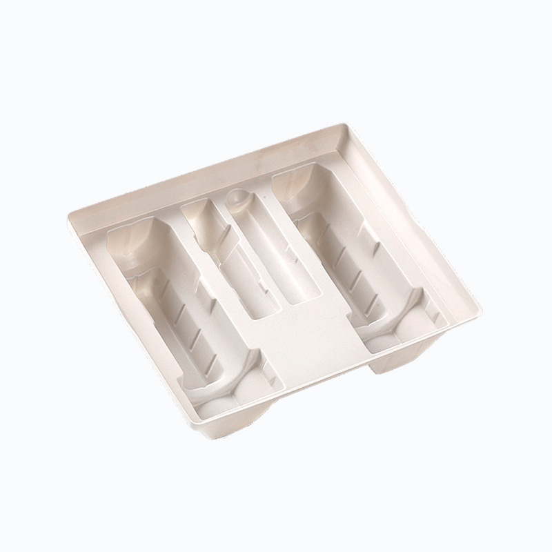 Picture of Customized Wine Tray Blister Packaging Red Wine and White Wine Gift Box Lined with Pvc Flocking All-Inclusive Plastic Disposable Packaging Box