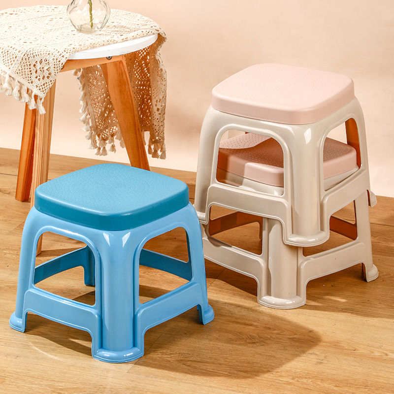 Factory Batch Thickened Children's Household Small Stool Living Room Small Bench Shoe Changing Low Stool Stackable Kindergarten Plastic Small Stool
