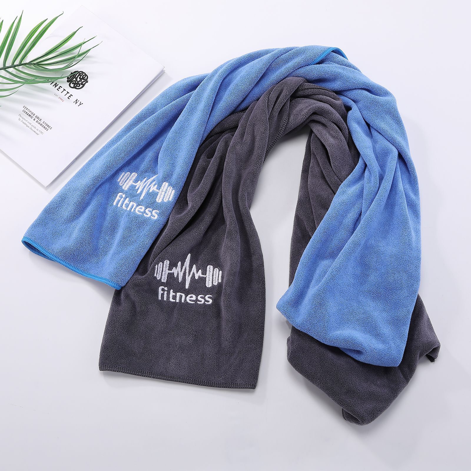 Fitness towel sweat towel multifunctional gym equipment sweat towel to map custom in stock