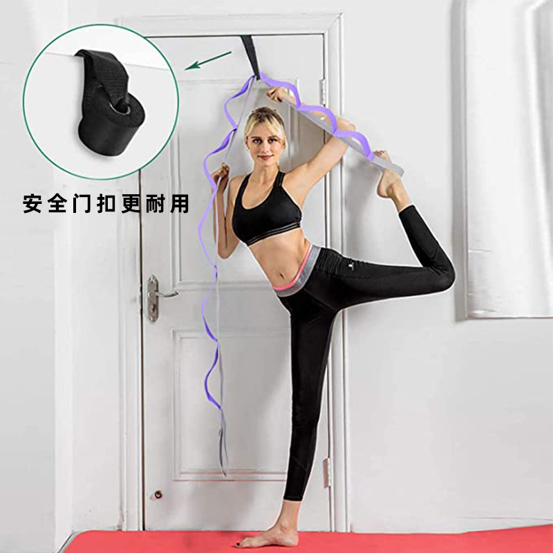 Picture of Factory direct fitness yoga stretch band quality yoga stretch band training yoga band yoga rope
