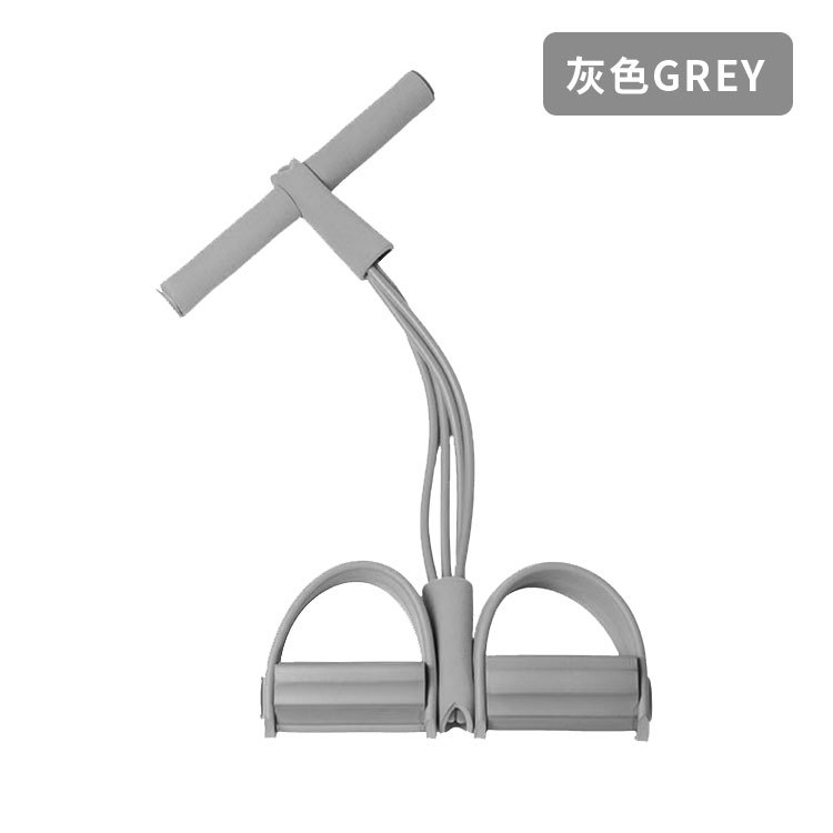 Picture of Jinkai Four-tube Pedal Tension Device Six-tube Pedal Tension Rope Household Thin Waist Sit-up Abdomen Fitness Device