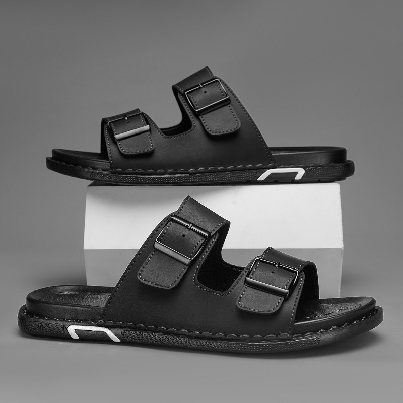 Cross Border Slippers plus size Men's Open Toe Sandals Outdoor Beach Fashion Trend Sandals Summer Casual Sandals