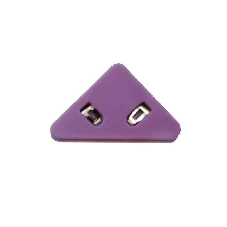 Picture of Internet Red Triangle Clip Student Test Paper Storage Side Angle Clip Folder Stationery Book Anti-roll Artifact Office Long Tail