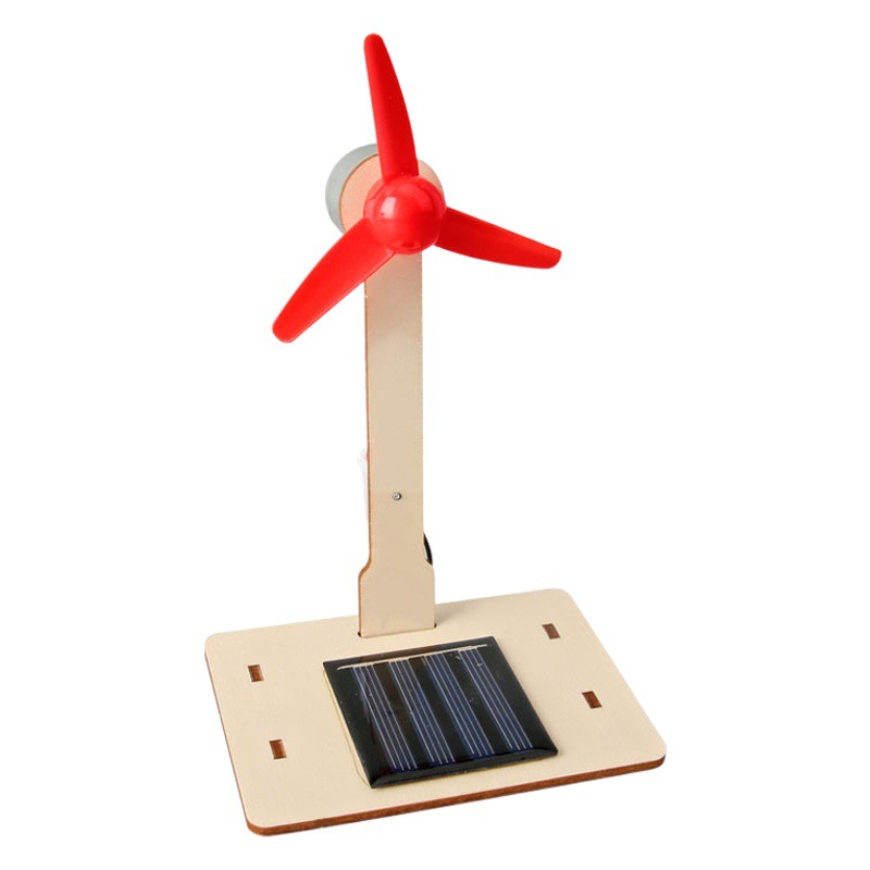 Science and technology small production DIY solar Windmill Primary School puzzle science experiment STEM Science and Technology toy materials wholesale