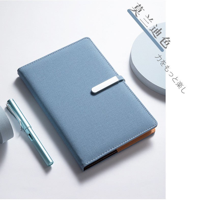 Picture of A5 business notebook B5 metal buckle PU notebook can add logo office notebook Workbook