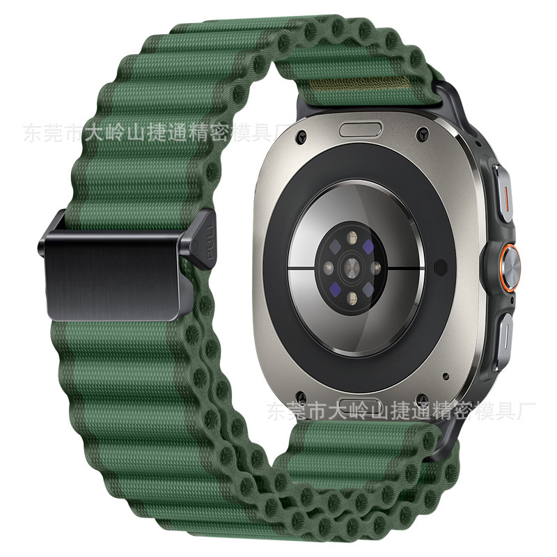 Picture of Suitable for Samsung Watch7/8Ultra Watch Strap Galaxy 47mm Wide Corrugated Sports Off-Road Nylon Strap