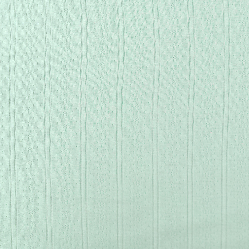 Picture of Combed Cotton Wide Strip Idea Double Layer Jacquard Cloth 40s Knitted Silk-free Air Layer Fall/Winter Climbing Pajamas Fabric