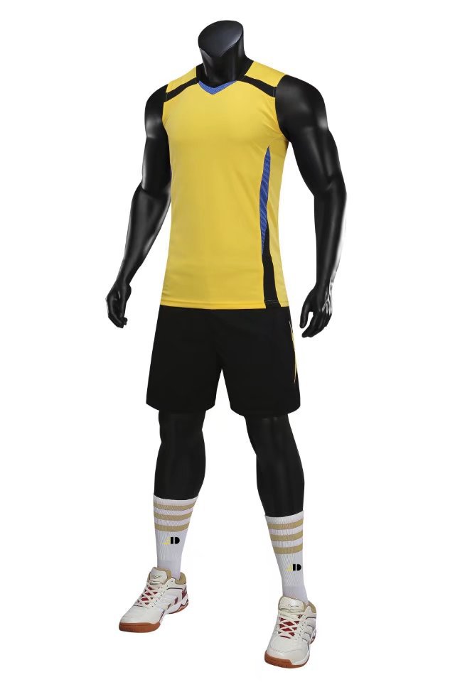 Picture of Volleyball Uniform Suit for Men and Women, Quick-Drying Round Neck Sports Ball Clothing, Competition Volleyball Team Uniform, Wholesale Printed Number