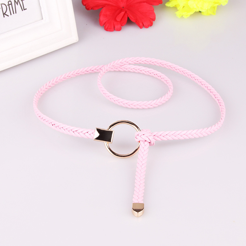 Picture of New ladies thin belt hand woven thin belt dress decoration Joker casual belt wholesale 617