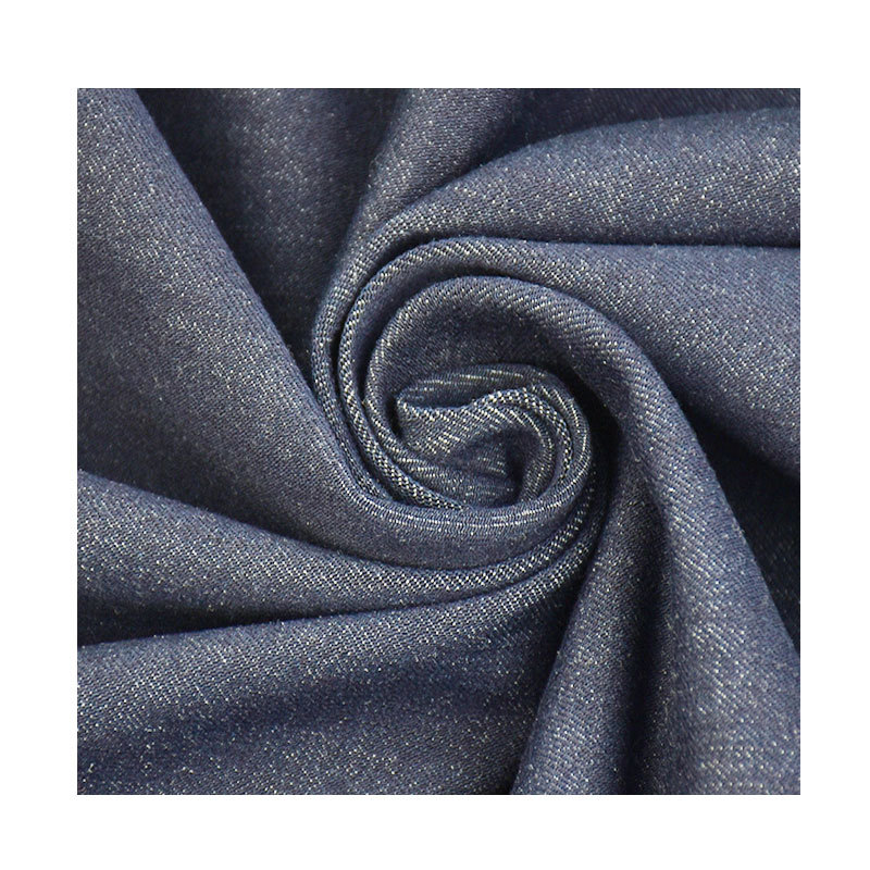 Main Woven Fabric Cotton Polyester Viscose Four-sided Elastic Slub Twill Imitation Denim Casual Pants Fabric