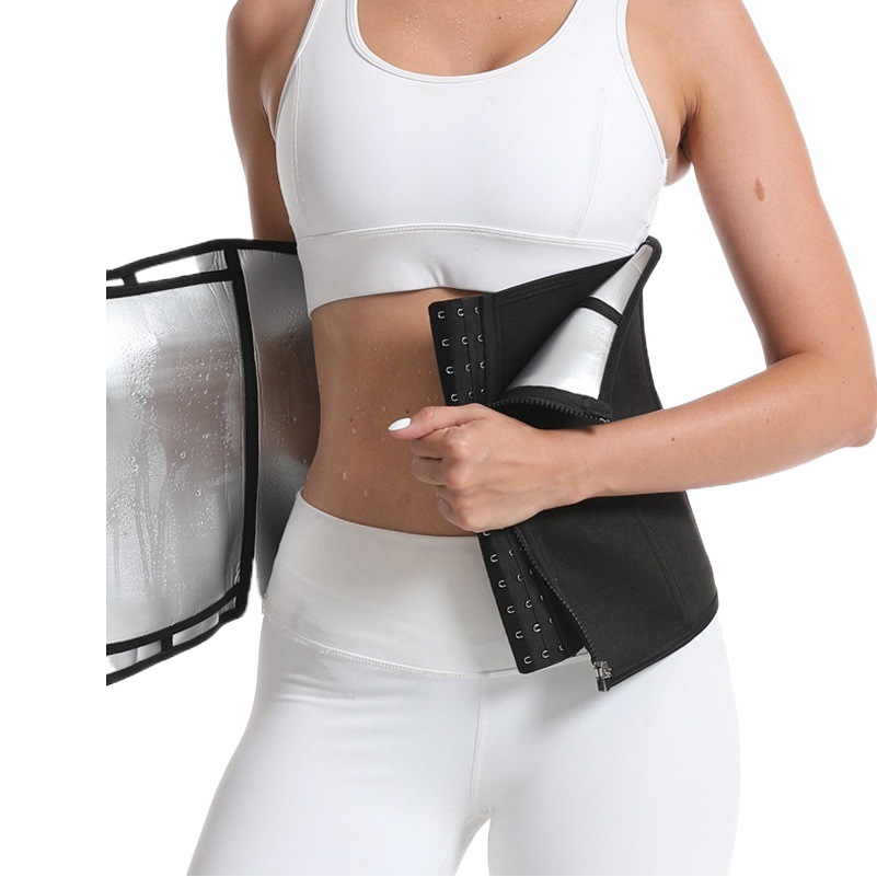 Cross-border Thickened Silver Ion Belt Buckle Tight Sweaty Belly Belt Postpartum Waist Plastic Belt Women's Belt