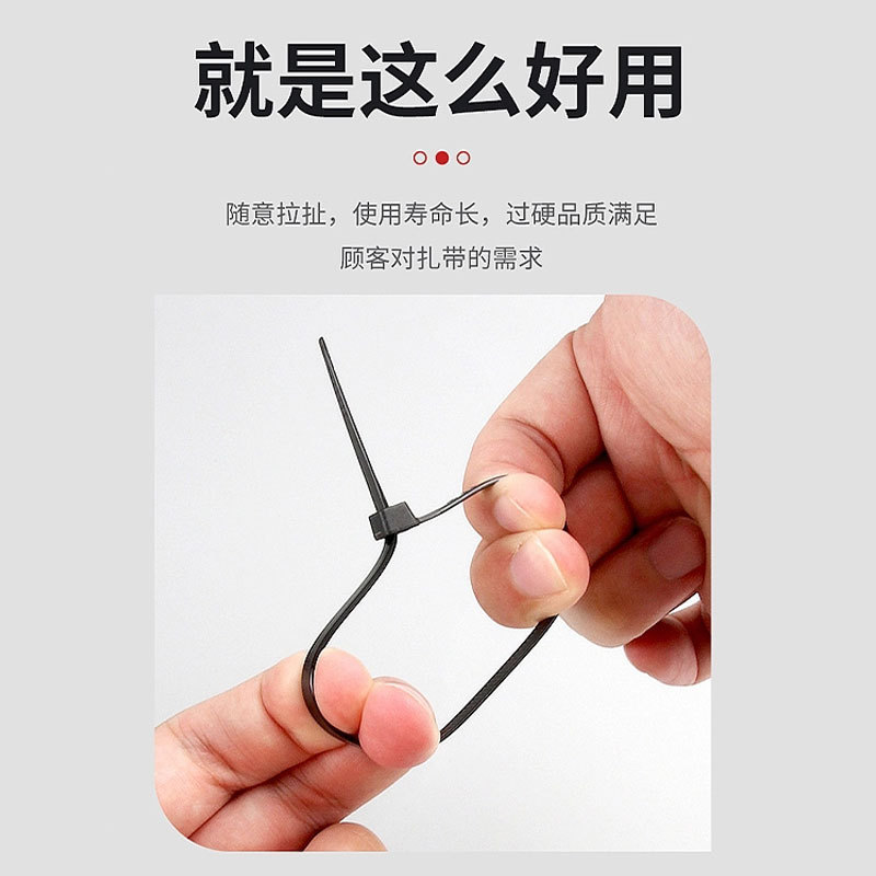 Picture of CHS Changhong plastic B- grade cold-resistant bunching nylon cable tie 3*4*5*8*100*150*200*300 wholesale