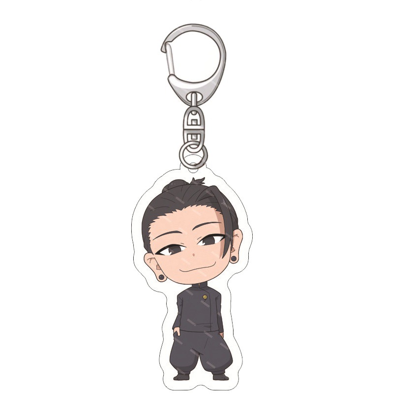 Curse back to war: Huaiyu Jade folding acrylic pendant five Wu Xia Youjie Fu Black Zir keychain