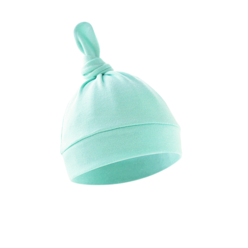 Picture of 2023 foreign trade baby pacifier hat single layer baby chirp hat baby tail hat children pullover hat