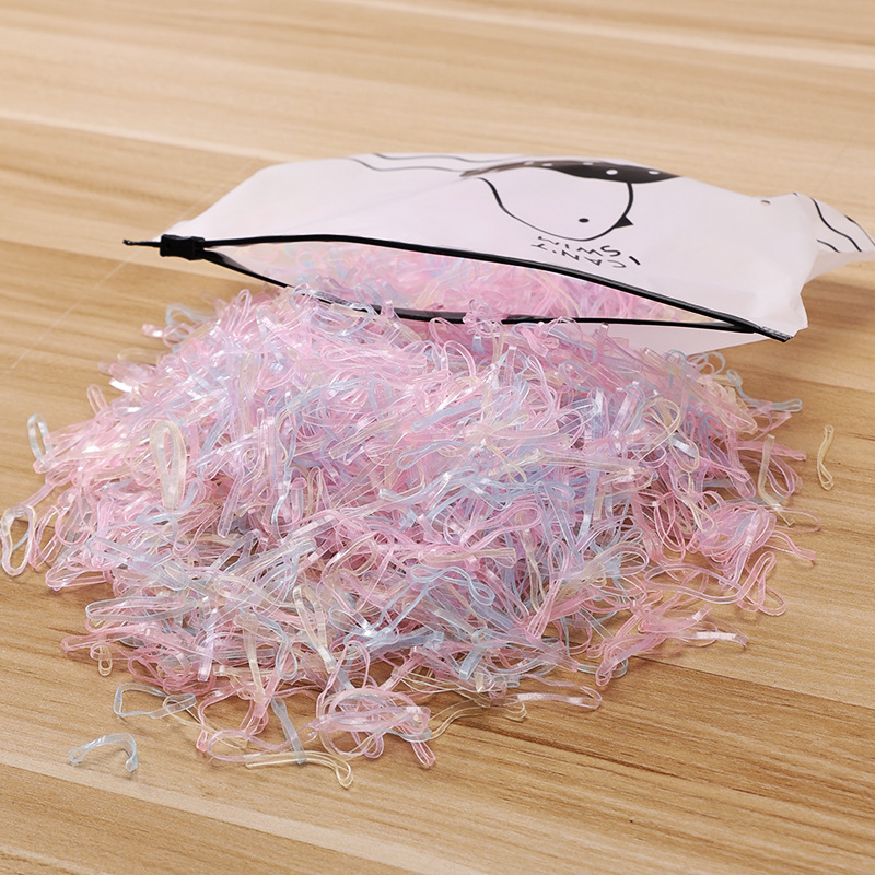 Picture of Children's Hair Rope Disposable Rubber Band Girls' Baby Strongly Pull Constantly Boxed Small Hair Rings Do Not Hit Hair Rope
