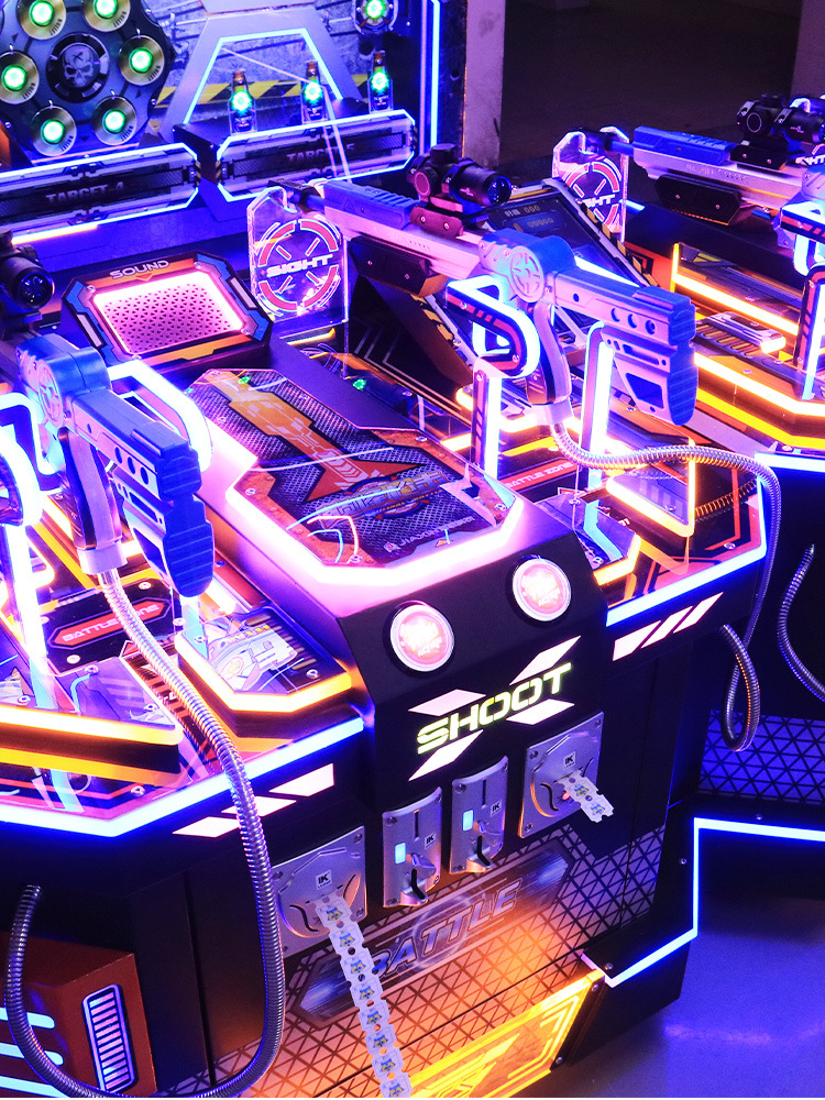 Picture of Four-person peak bolt shooting game console game hall shooting large entertainment machine video game city entertainment game equipment