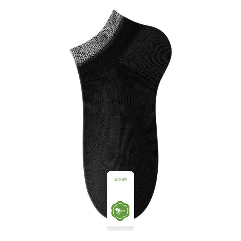Socks women's socks sweat-absorbent socks simple mid-calf length socks spring and autumn thin pure cotton mesh socks women's cotton boneless socks