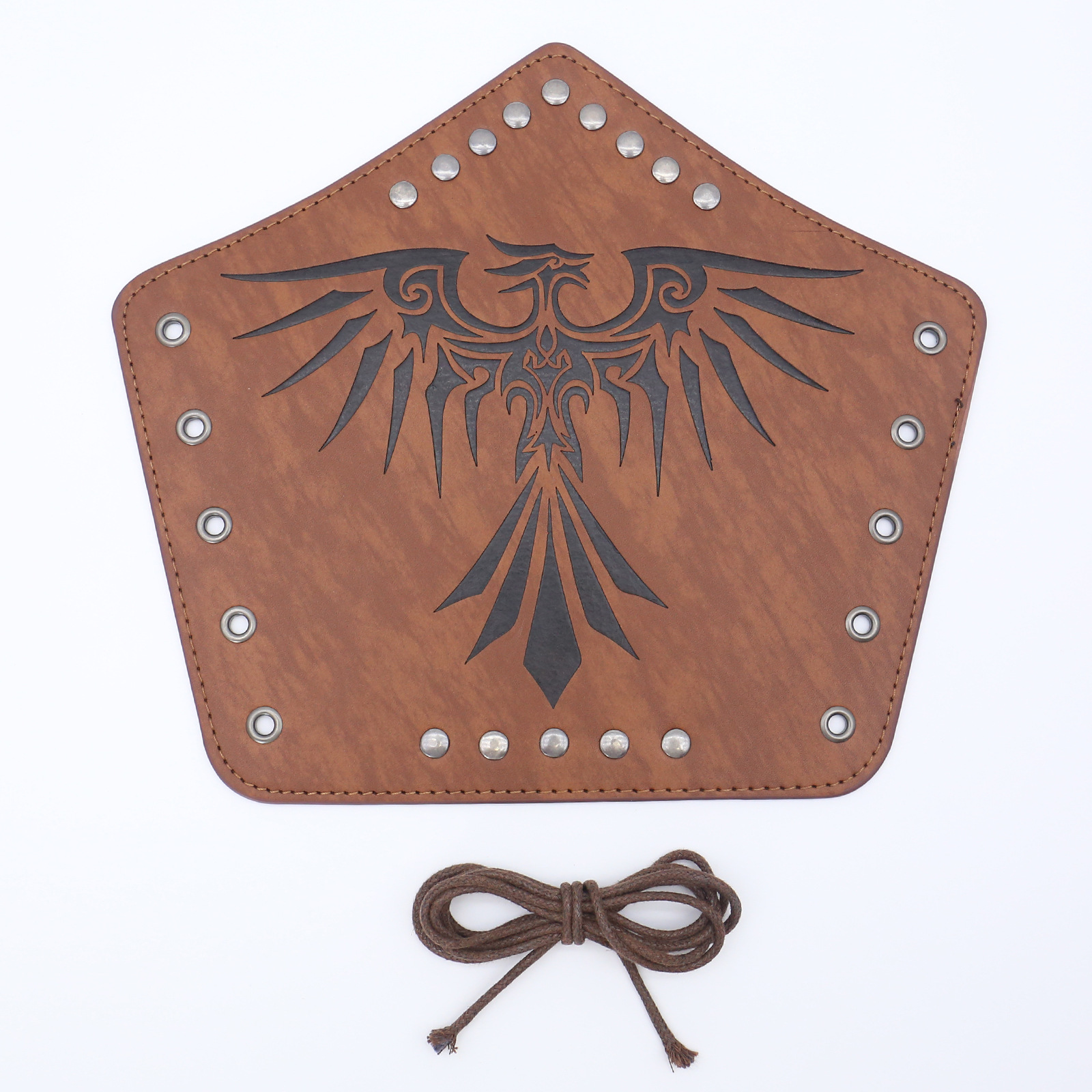 Picture of Cross-border Medieval Men's Leather Bracer Retro Punk Hand Guard Carnival cosplay Costume Accessories Arm Guard