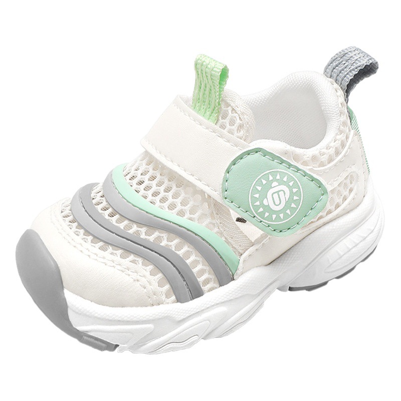2023 New Summer Baby Toddler Shoes Boys and Girls Soft Sole Non-slip Baby Shoes Mesh Breathable Sandals