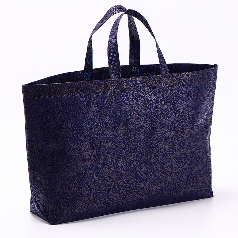 Customized Pattern Advertising Shopping Bag Stereo Embossed Non-Woven Bag Clothing Shopping Satchel Gift Bag Packaging Bag