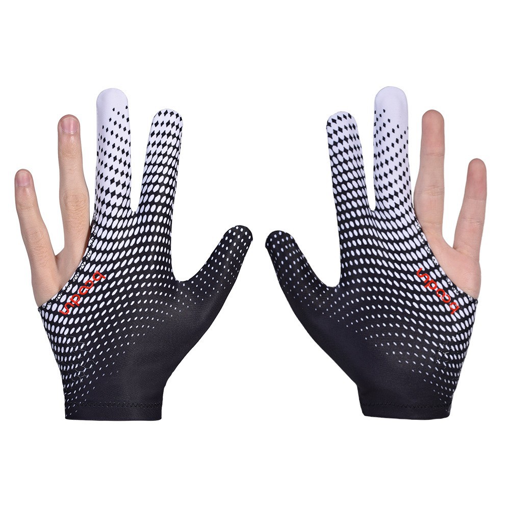 Picture of Cross-border New Billiards Gloves Three-finger Snooker Gloves High Elastic Sweat-absorbent Wear-resistant Billiards Gloves Single Pack