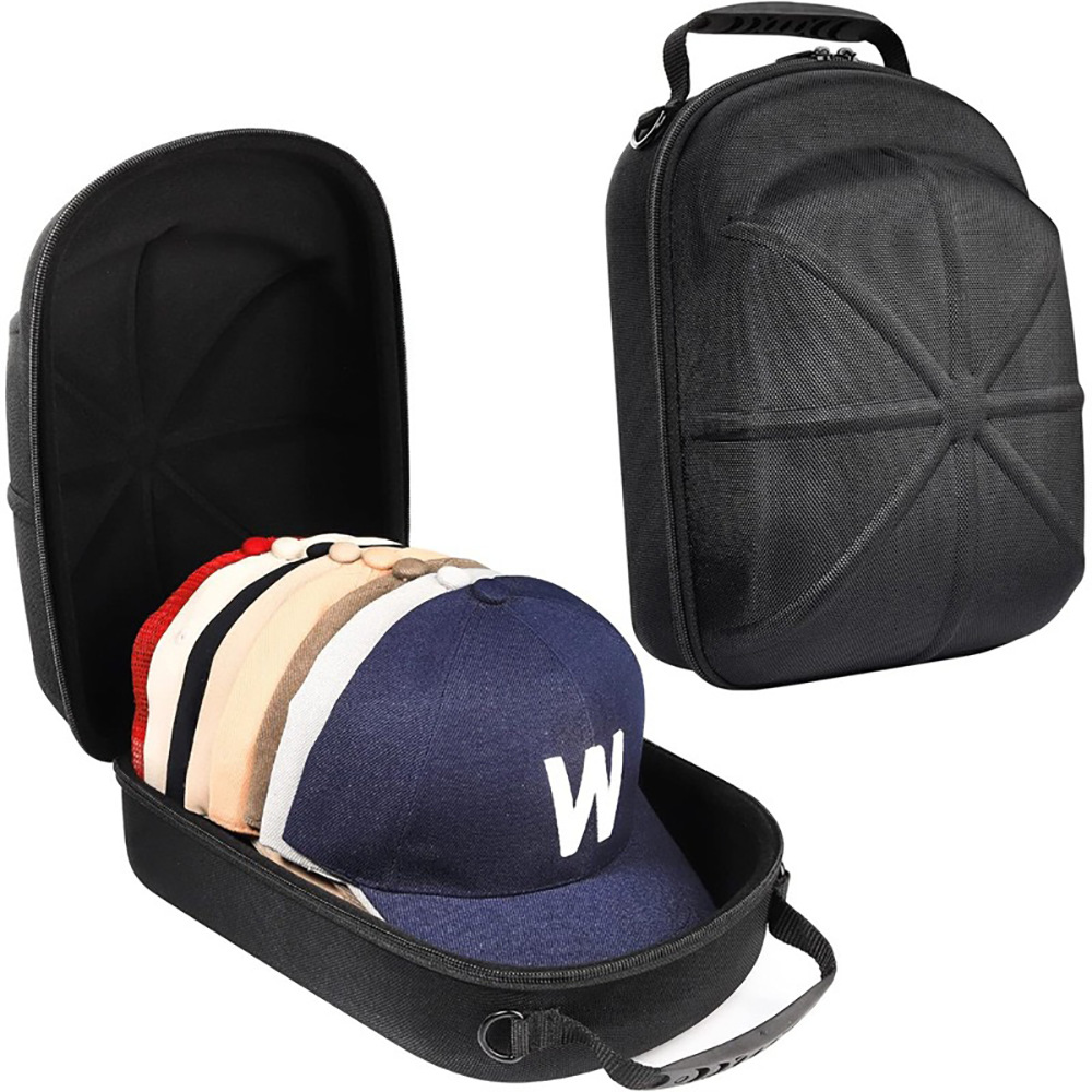 Outdoor Sports Baseball Cap Portable Protective Box Anti-pressure and Anti-deformation EVA Storage Bag Travel Portable Hat Bag