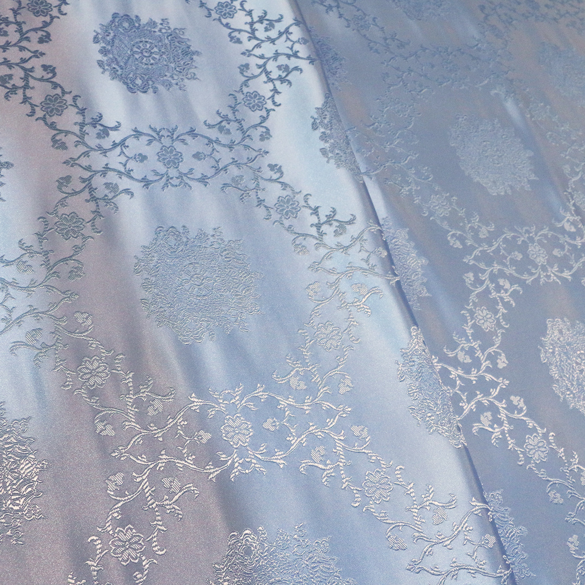 Chinese Style Tang Dress Mongolian Robe Xizang Robe Film and Television Stage Silk Fabric Decorative Jacquard Brocade Antique Fabric