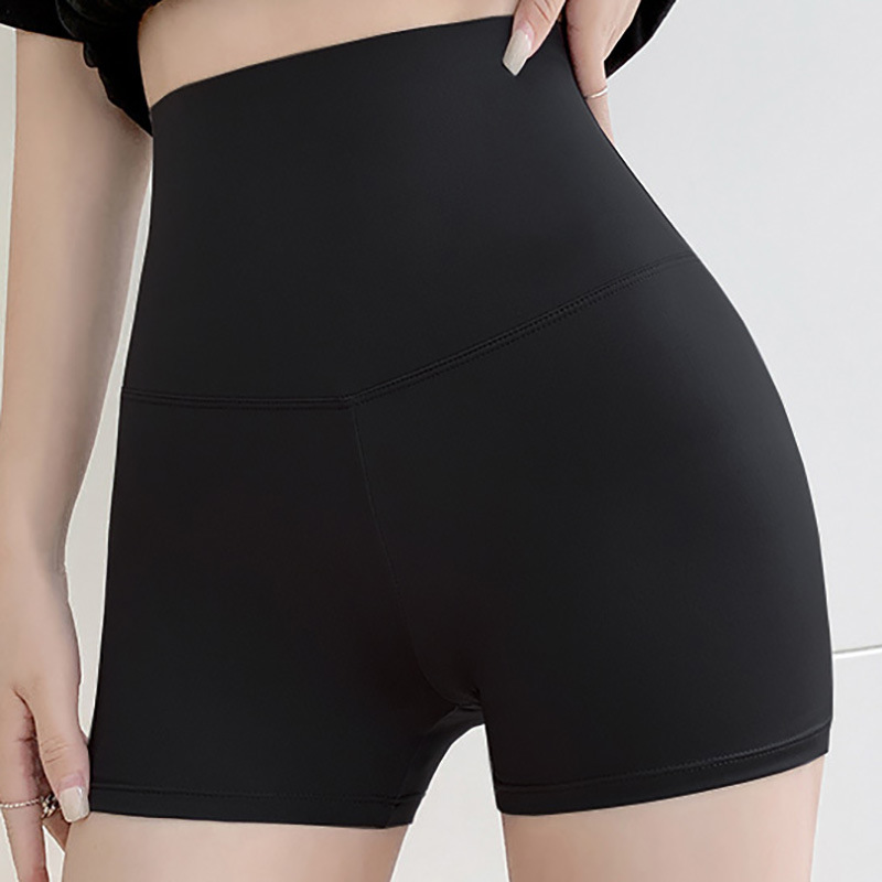 Picture of Zhao Rusi Same Style Micro-high Waist Shark Pants Women's 2023 New Smooth Sports Outer Wear Body Shaping Yoga Pants
