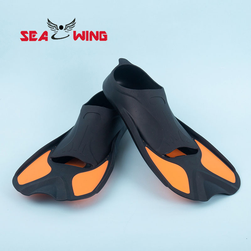 Picture of Cross-border swimming training flippers snorkeling adult children diving frog shoes short mermaid flippers free diving wholesale