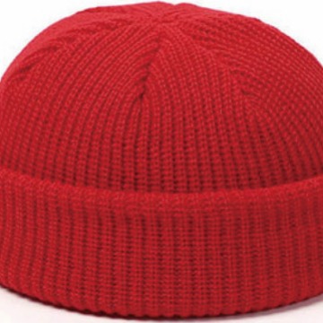 Picture of in stock Acrylic Double-Layer Hexagon Cut Anti-Edge Seamless Knitted Hat Pearl Melon Skin Knitted Hat Deshengyuan Clothing