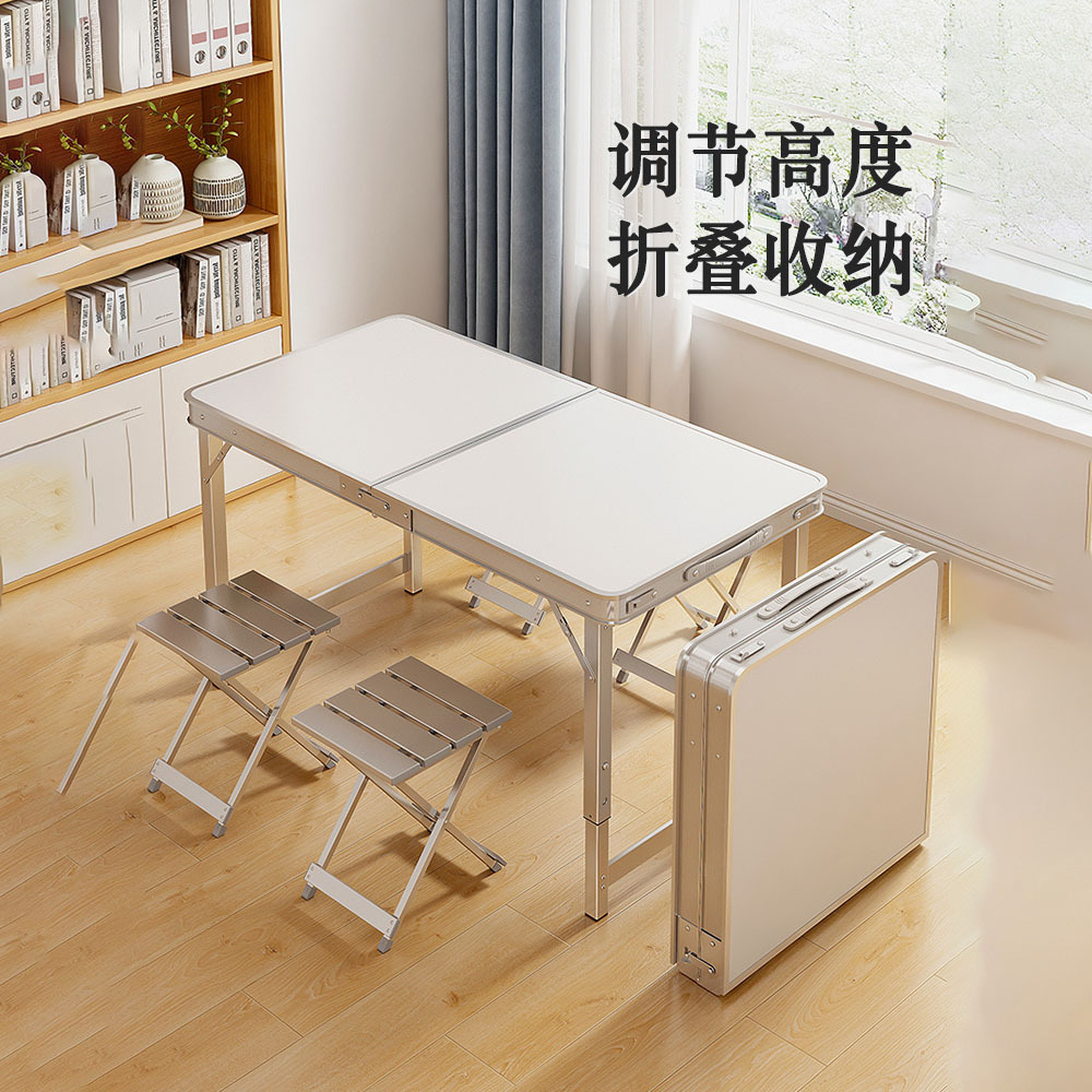 Night Market Stall Folding Table Liftable Simple Stall Start-up Dining Table Outdoor Portable Camping Picnic Table and Chair