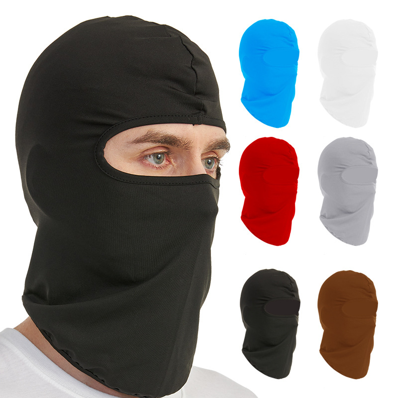 Picture of Cross-Border Cycling Hood, Ice Silk Outdoor Sports Sun Protection, Quick-Drying Breathable Hat for Men and Women, Motorcycle Mask, Cycling Mask