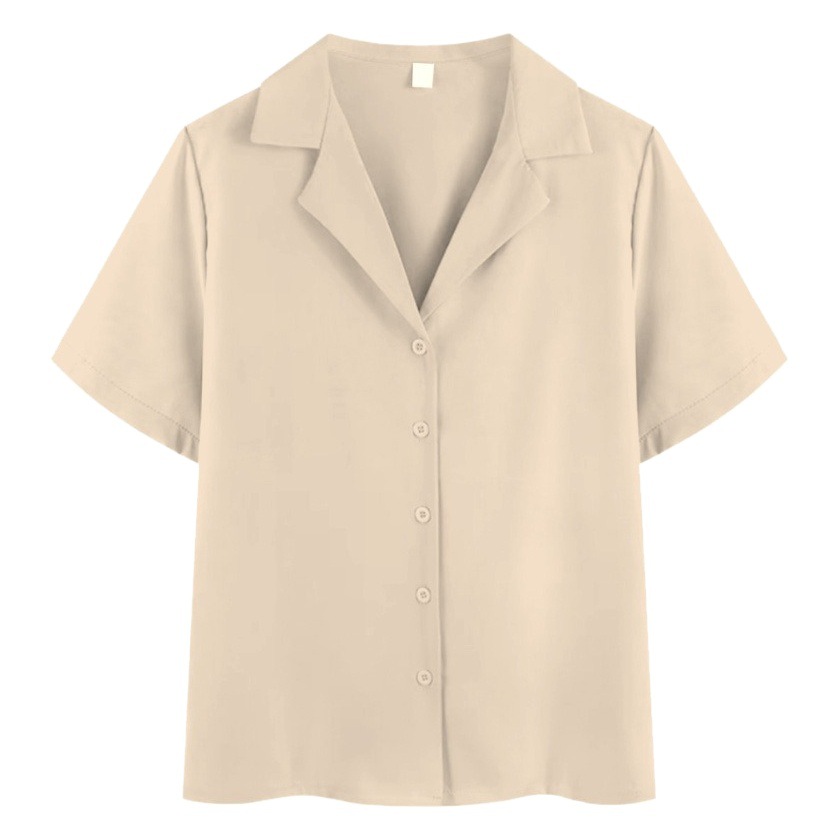 Women's white shirt Women's chiffon short-sleeved shirt summer wear 2023 suit collar interview professional shirt small shirt