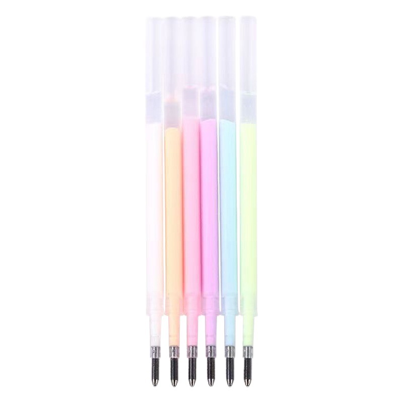 Push dispensing pen ins style hand account pen type sticker with point glue pen precise apply glue refill glue pen