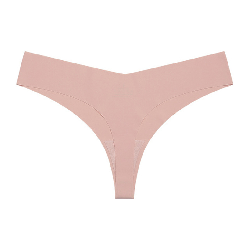 Picture of European and American Cross-border Pregnant Women's plus size Traceless Women's Underwear Class A Ice Silk Breathable Sports Low Waist Naked Briefs for Women