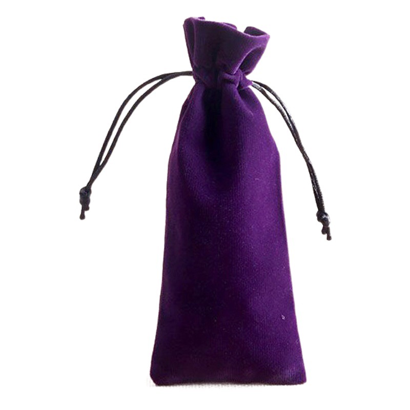 Cross-border Knitted Bottom Flannel Bag Lipstick Cosmetic Packaging Bag Jewelry Protection Bag Sample Gift Bag Flannel Bag