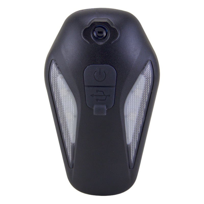 New bicycle taillight LED warning light charging outdoor riding light bicycle projection taillight pattern processable