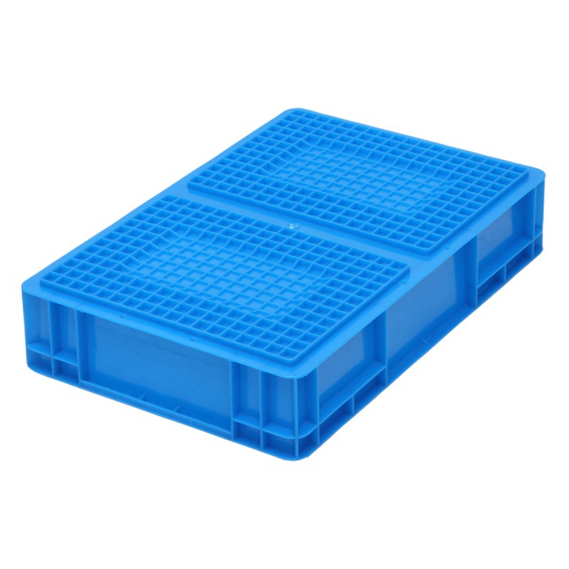 EU4611 logistics box thickened turnover box rectangular gray plastic box storage filter box large box with lid