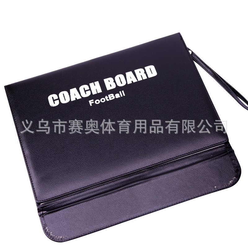 Picture of Three-fold football tactical board folding football coach plate magnetic with pen football tactical board football sand table