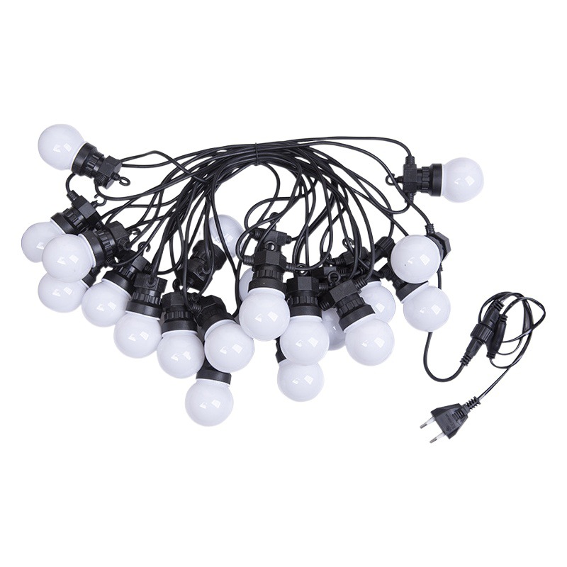 G50 Bulb Light String Barbecue Outdoor Camping Style Decoration Project Lighting Wedding Garden Decoration Lantern Low Voltage
