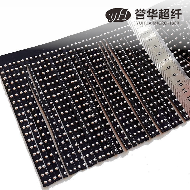 Picture of Clothing, bags, shoes, Microfiber leather, cut tassels, product effect display, support customization and hot drilling processing