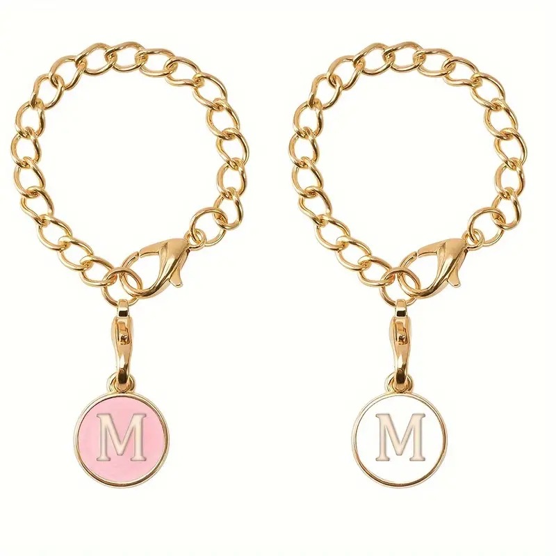 Picture of Keychain backpack Cup accessories chain strip lobster buckle hanging English letters digital chain cute Jewelry pendant