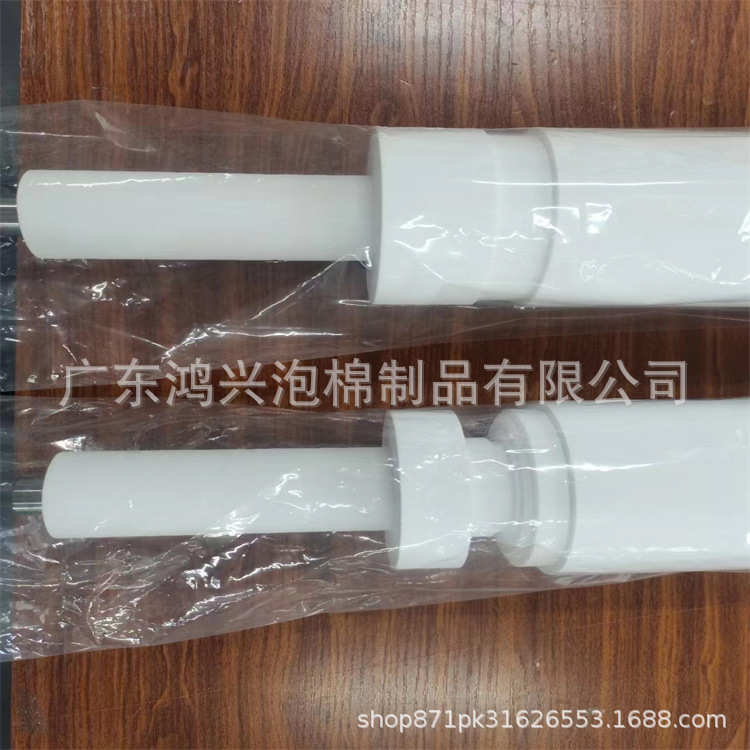 2025 Industrial Packaging High Density Absorbent Sponge Tube Wear-Resistant Pp Foam Roller Black Hole Line Material