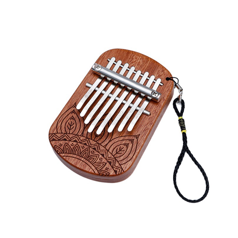 Medium 8-tone mini thumb piano sapele wood mini finger piano kalinba kalimba musical instrument