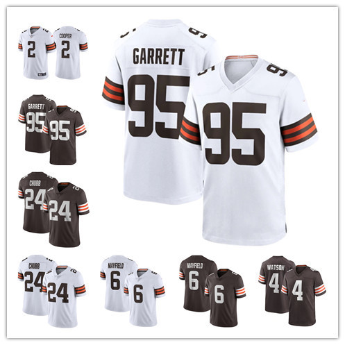 NFL New Brown Team 24#CHUBB 95#GARRETT Legendary 2nd Generation C Embroidered Ball Suit
